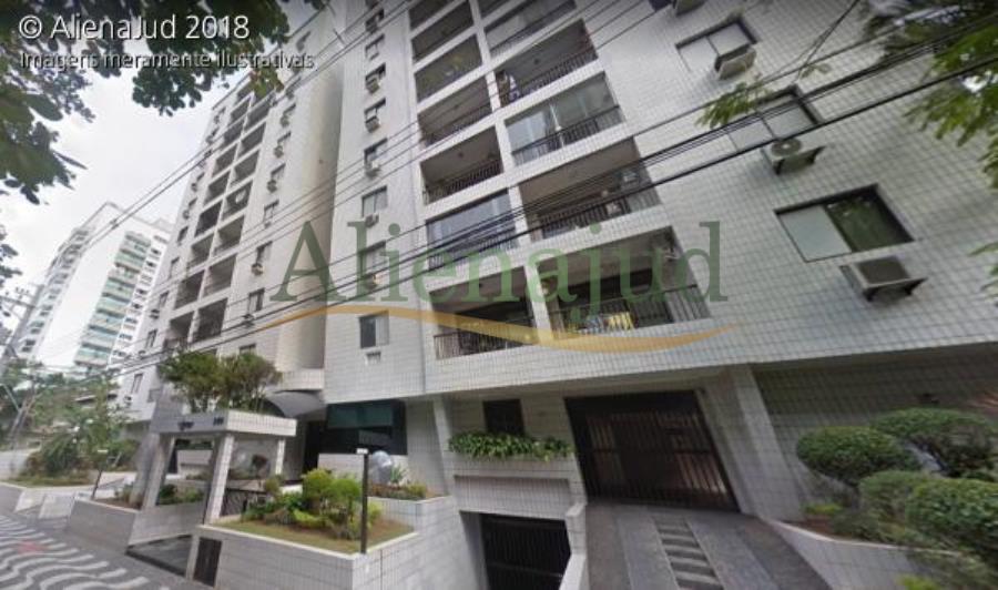 Apart. c/ área de 101m² - Centro - São Vicente