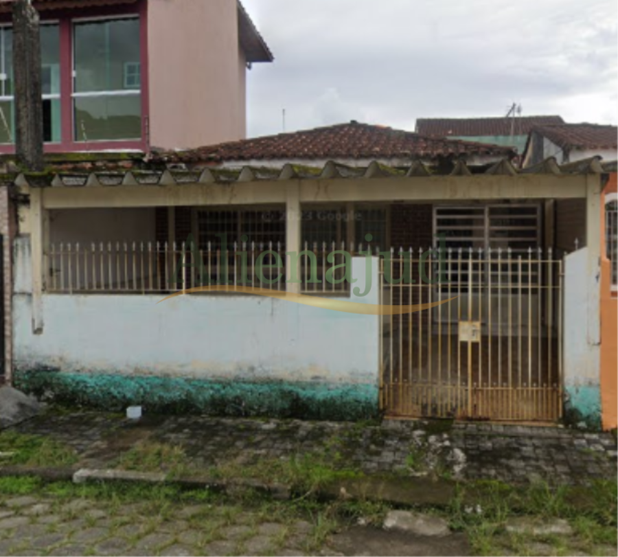 LOTE 005 - A PARTE IDEAL DE 12,50% DA NUA PROPRIEDADE - Prédio residencial c/ 64m² - Cidade Beiramar (lado praia) - Mongaguá/SP - Mongaguá/SP
