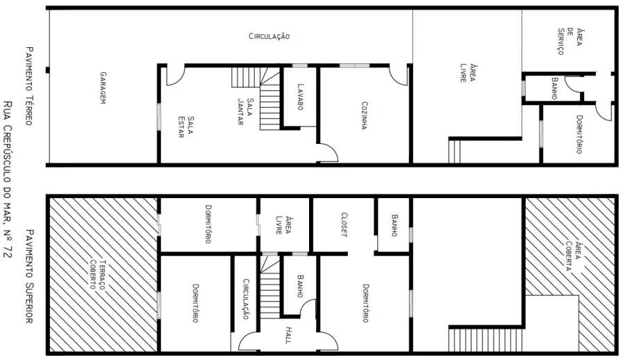 SÃO MIGUEL PTA. - SOBRADO 3 DORM
