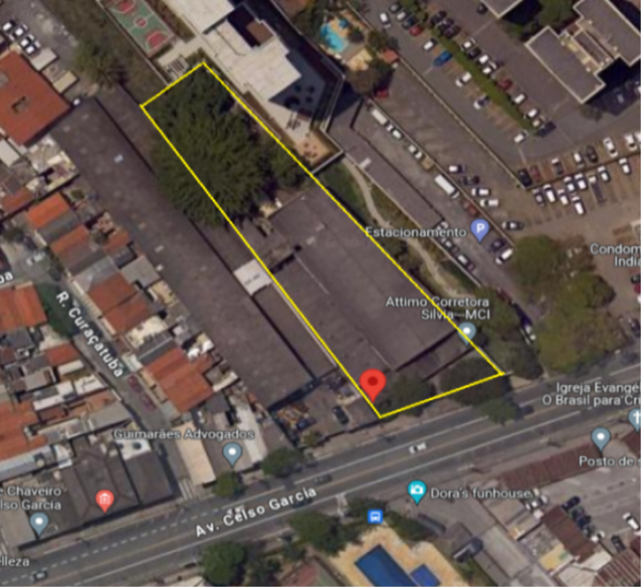 TATUAPÉ - GALPÕES 1085 M² C, 1900 M² T