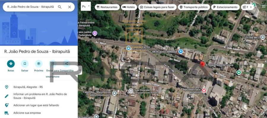terreno urbano 156,50m2 frente Av. Tiaraju Alegrete - Alegrete/RS