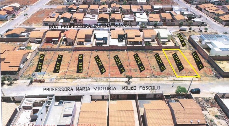 IMÓVEL URBANO: Área Institucional. Um Lote de terreno de nº 220, Quadra 46, setor 16, medindo 250,00m², situado em Pompéu/MG, B: Morada do Sol, na Rua Professora Maria Victória Miléo Fóscolo, NO ESTADO EM QUE SE ENCONTRA. - Pompéu/MG