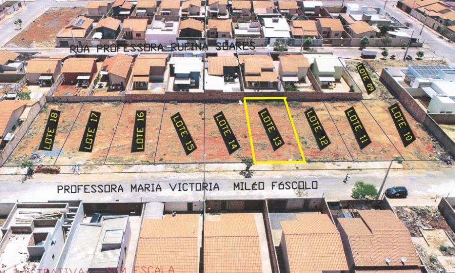 IMÓVEL URBANO: Área Institucional. Um lote de terreno de nº 240, Quadra 46, setor 16, medindo 250,00m², situado em Pompéu/MG, bairro Morada do Sol, na Rua Professora Maria Victória Miléo Fóscolo, NO ESTADO EM QUE SE ENCONTRA. - Pompéu/MG