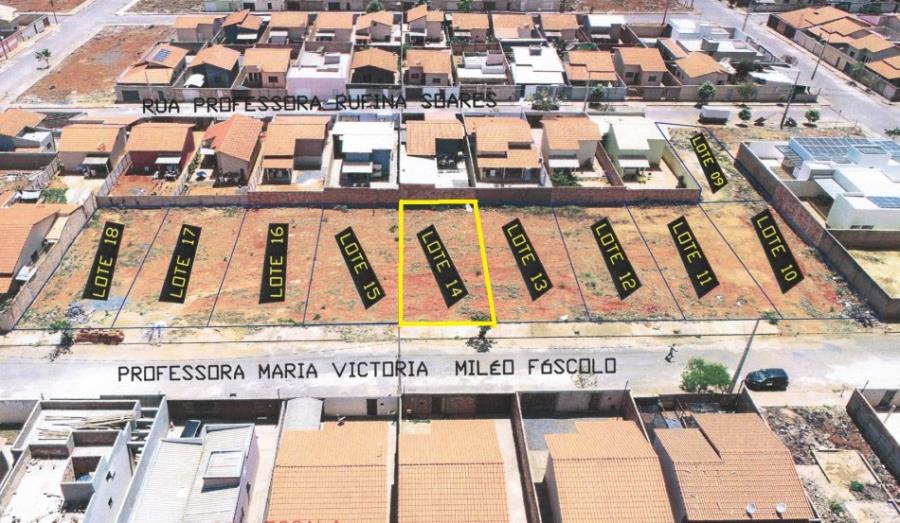 IMÓVEL URBANO: Área Institucional. Um lote de terreno de nº 250, Quadra 46, setor 16, medindo 250,00m², situado em Pompéu/MG, Bairro Morada do Sol, na Rua Professora Maria Victória Miléo Fóscolo, NO ESTADO EM QUE SE ENCONTRA. - Pompéu/MG