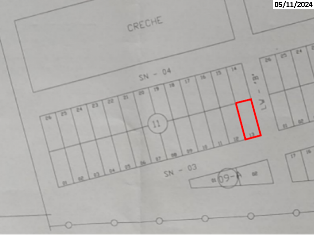 Terreno c/ 390,00m² - Lote 13 - Padre Bernardo/GO