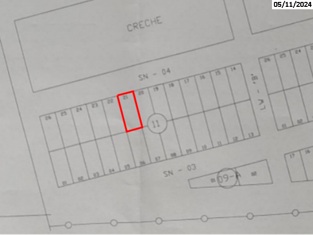 Terreno c/ 390,00m² - Lote 21 - Padre Bernardo/GO