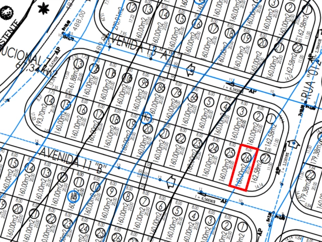Terreno c/ 160m² - Guaíra/SP