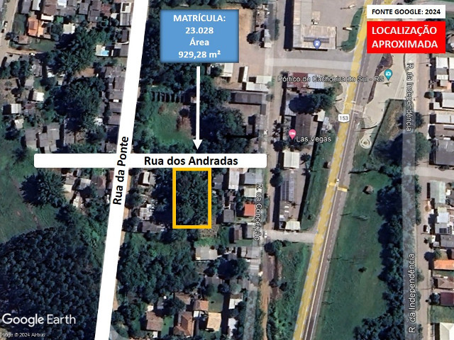 03 Terrenos c/ aprox. 929,28m² - Rua dos Andradas
