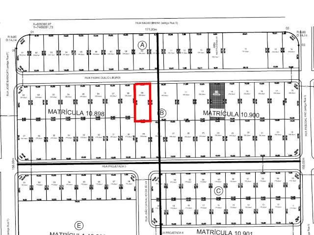 Terreno c/ 250m² - Lote 09 - QD B - Salto Grande/SP