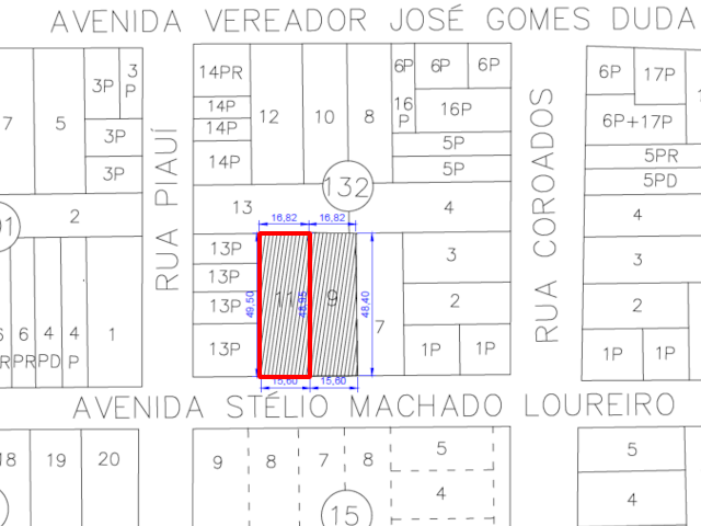 Edificação - Terreno c/ 797,80m² - Pacaembu/SP