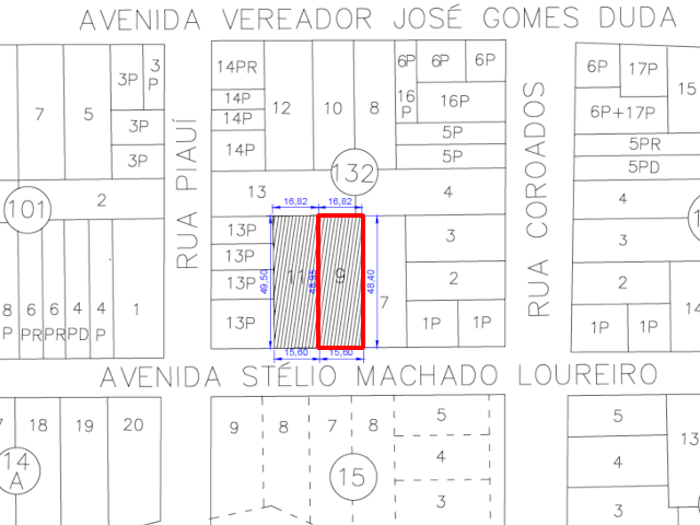 Edificação - Terreno c/ 789,20m² - Pacaembu/SP
