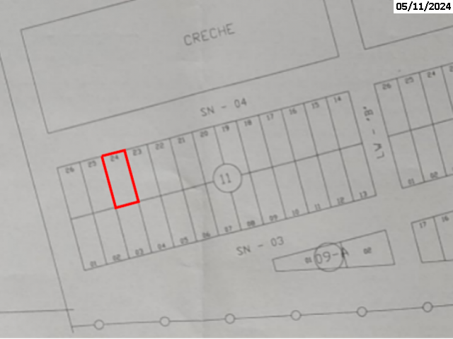 Terreno c/ 390,00m² - Lote 24 - Padre Bernardo/GO