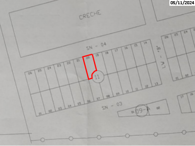 Terreno c/ 390,00m² - Lote 20 - Padre Bernardo/GO
