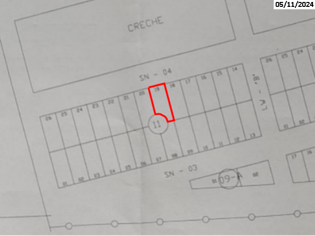 Terreno c/ 390,00m² - Lote 19 - Padre Bernardo/GO