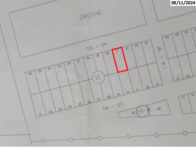 Terreno c/ 390,00m² - Lote 17 - Padre Bernardo/GO