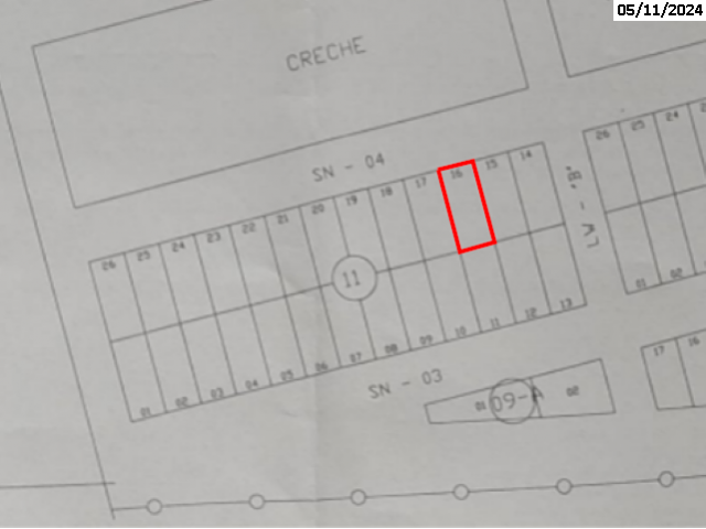 Terreno c/ 390,00m² - Lote 16 - Padre Bernardo/GO