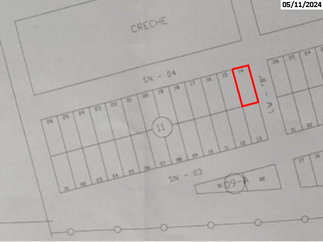 Terreno c/ 390,00m² - Lote 14 - Padre Bernardo/GO