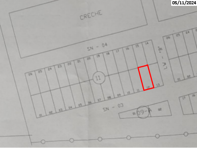 Terreno c/ 390,00m² - Lote 12 - Padre Bernardo/GO