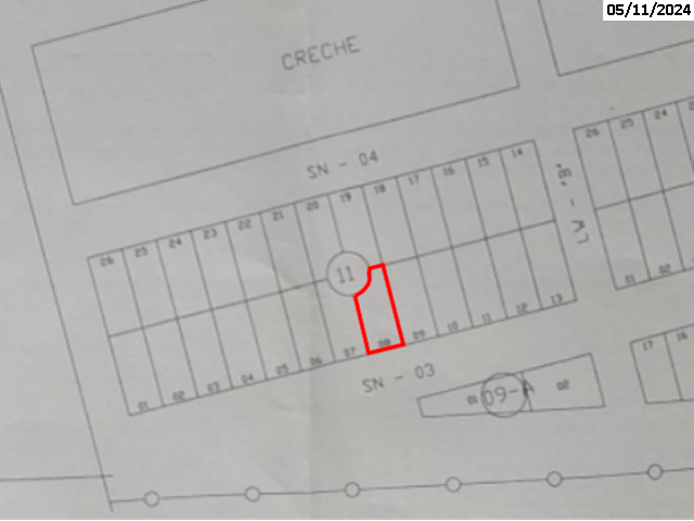 Terreno c/ 390,00m² - Lote 08 - Padre Bernardo/GO