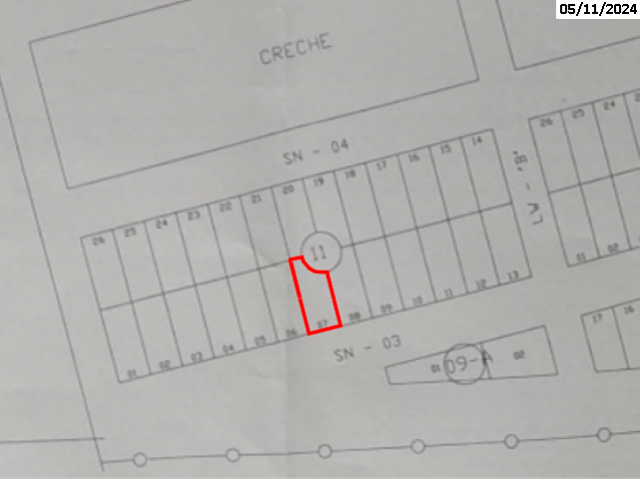 Terreno c/ 390,00m² - Lote 07 - Padre Bernardo/GO