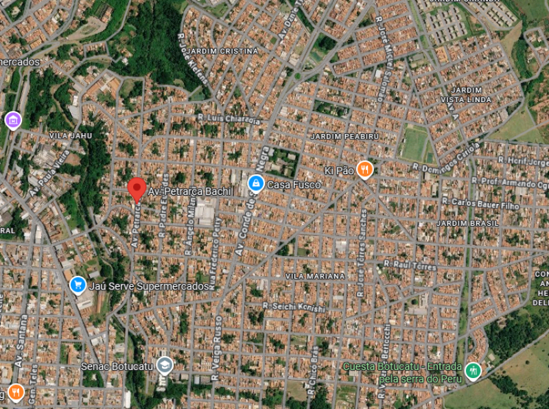 LOTE DE TERRENO designado A-1, da quadra 18, com frente para a avenida Petrarca Bacchi, na Vila Maria, 1º subdistrito de Botucatu