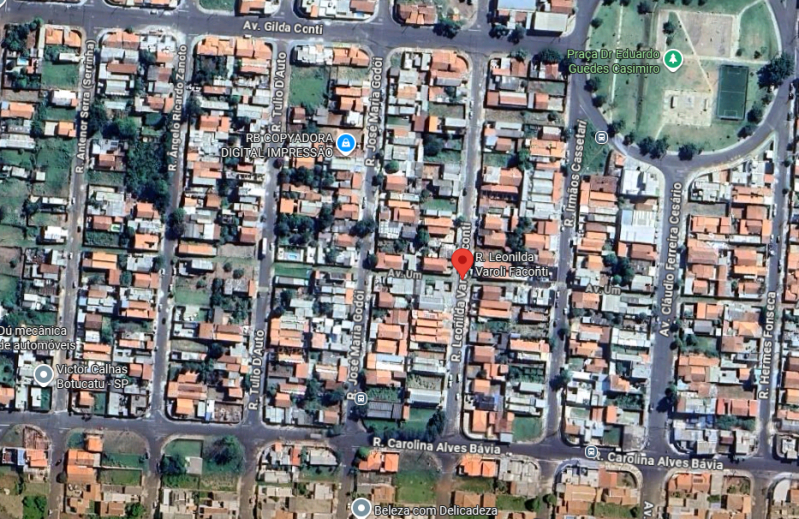 LOTE 33, da quadra 20, com frente para a Rua Leonilda Varoli Faconti, no Jardim Monte Mor, 2º subdistrito de Botucatu/SP