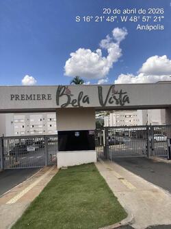 Apto - Área priv.: 42,81 m²Com 2 qt, 2 Banh., 1 Vaga Gar. - Loc.: AV. CONTORNO, N. 375, Apto. 306, BL 14 BOX 467 GLEBA 01, RES BELA VISTA, COND RES PREMIERE BELA VISTA - ANAPOLIS/GO - CEP: 75126345 - IPTU: 3026070425374 - Matr.: 100575 - Of.: 2