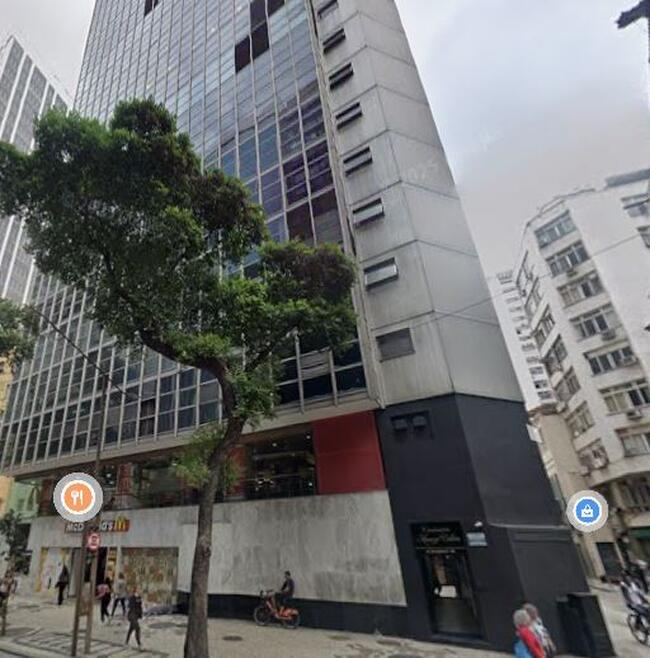 CENTRO/RJ - SALA COMERCIAL COM 254M² NA AVENIDA RIO BRANCO N° 100 COM 250M²