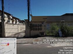 Casa - Área privativa: 34,85 m²Com 1 qt(s), 1 Banheiro(s), - Localizado(a): RUA CASTRO ALVES, N. 749, CS 01, VISTA ALEGRE, JARDIM NOSSA SENHORA AUXILIADORA - SAO GONCALO/RJ - CEP: 24400000 - N° IPTU: 849763001 - MATRÍCULA: 67308 - OFICIO: 3
