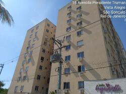 Apartamento - Área: 77,39 m² - 2 quarto(s), 2 banheiro(s), 1 vaga(s) - AVENIDA PRESIDENTE TRUMAN, nº 151, Ap. 109, TR 01 BL 01, VISTA ALEGRE, COND. JARDIM BOUGAINVILLE - SAO GONCALO/RJ - CEP: 24724565- MATRÍCULA: 75937